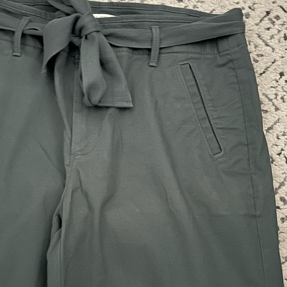 LOFT Dark Green Trousers with Belt - Picture 1 of 5